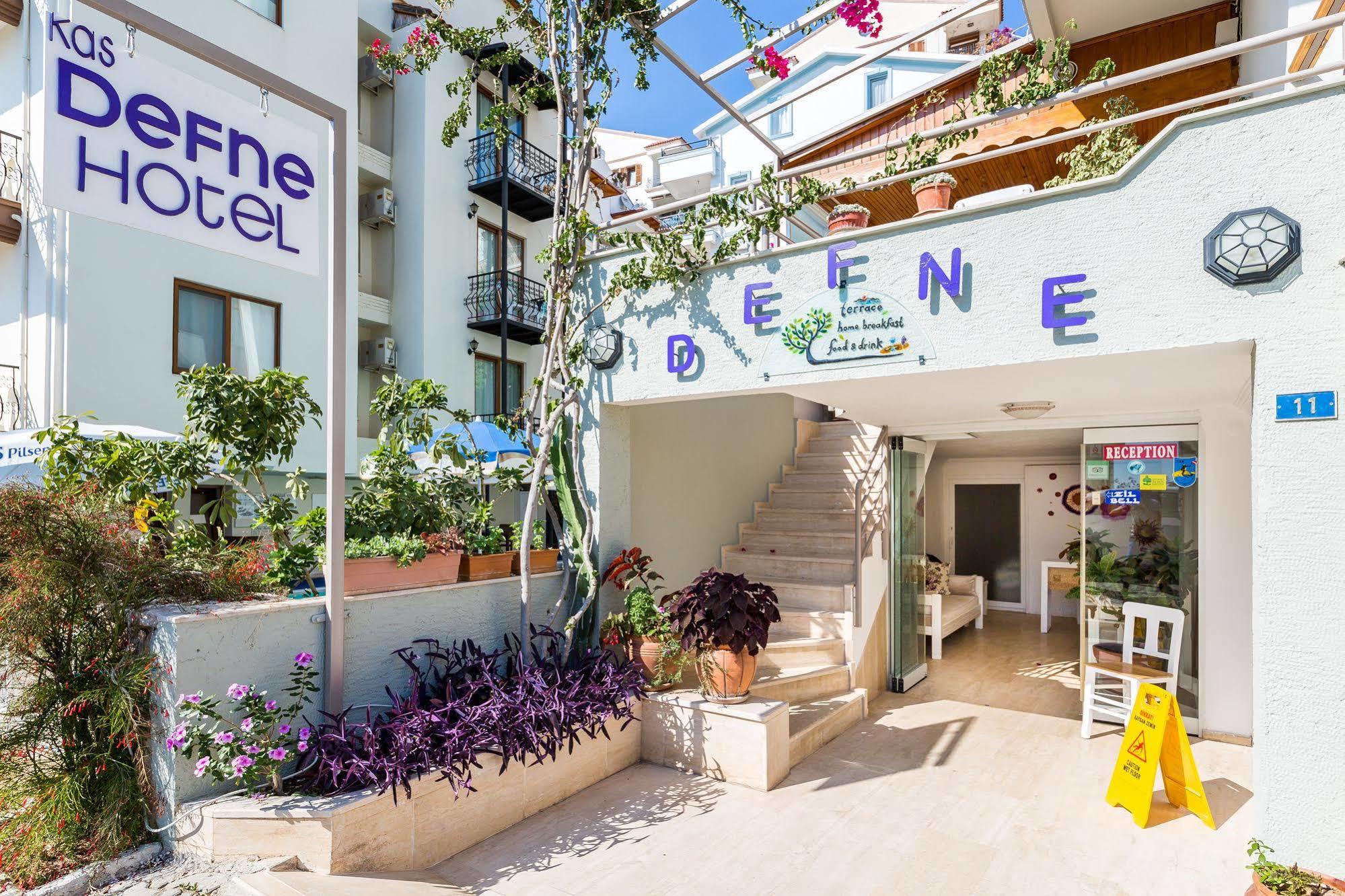 Defne Hotel Kaş Esterno foto